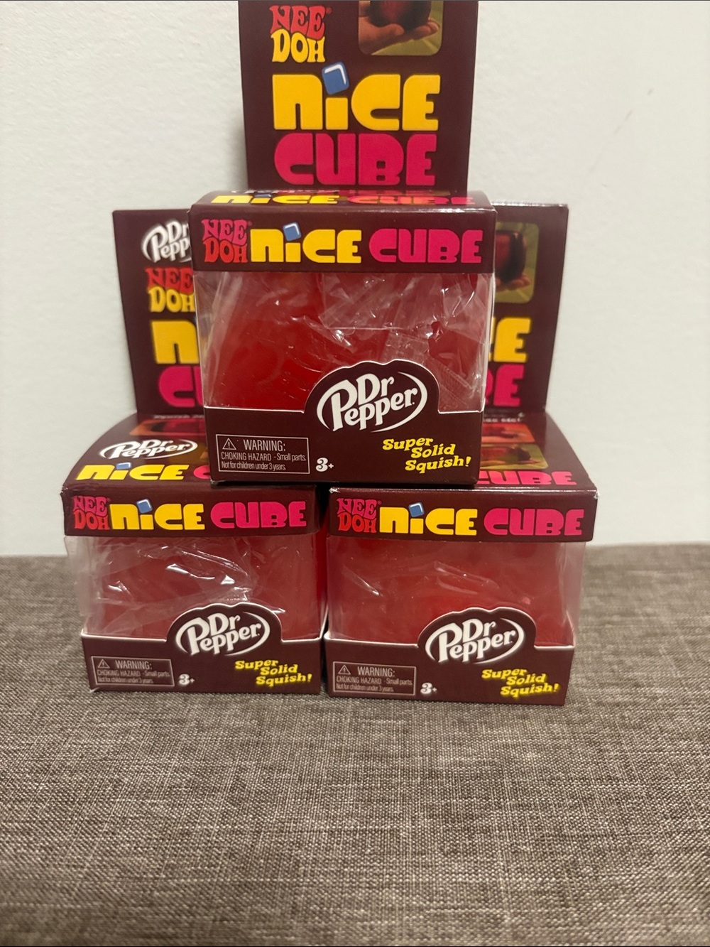 Dr Pepper Nice Cube Sugar Squishy Toy ( price is for 1 cube)
